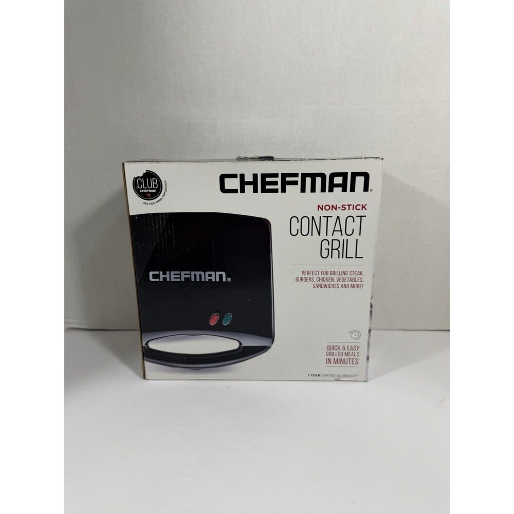 Brand New Chefman Non-Stick Contact Grill